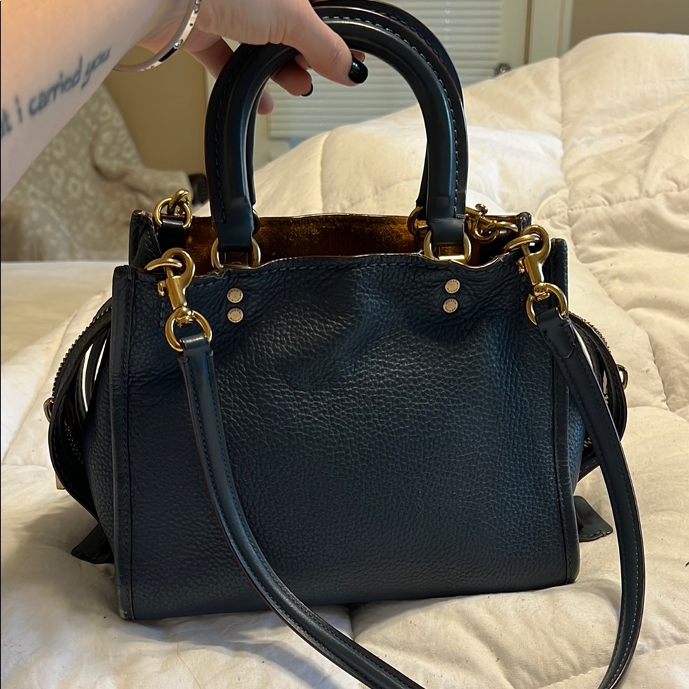 Coach rogue 25 in dark denim